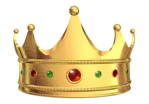 Golden crown Stock Illustration