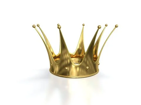 Golden crown Stock Illustration