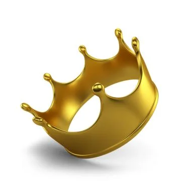Golden crown Stock Illustration