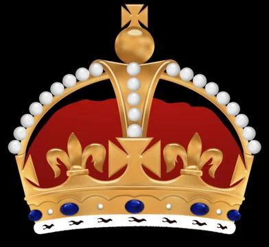Golden crown Stock Illustration