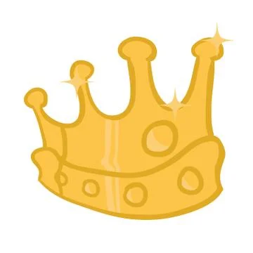 Golden crown Stock Illustration