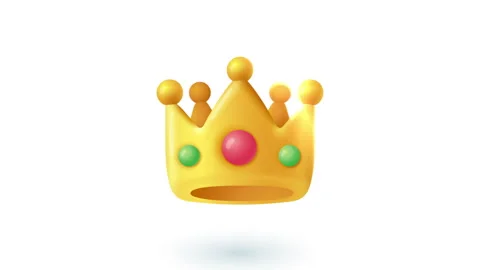 Golden Crown Light Sweep Stock Footage 283892304