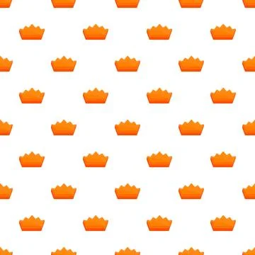 Golden crown pattern representing royalty and power Stock Illustration