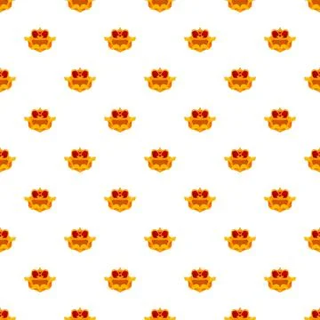 Golden crown pattern royal seamless background design 스톡 일러스트