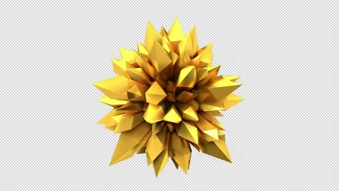 Golden Crystals Loop Stock Footage 243428136