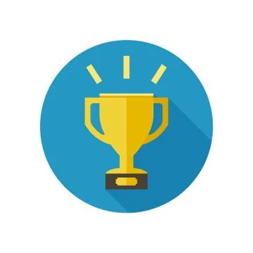 Golden cup icon Stock Illustration
