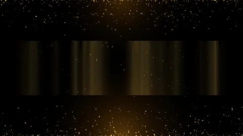 Golden curtain motion background with falling sparkles for luxury event pre.. Vídeos de archivo 345169239