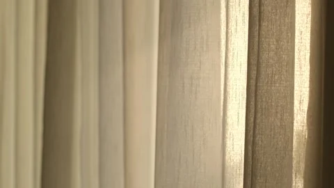 Golden Curtains Video stock 254532131