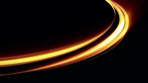 Golden curve abstract background for magic concept. Stock Footage 132073063