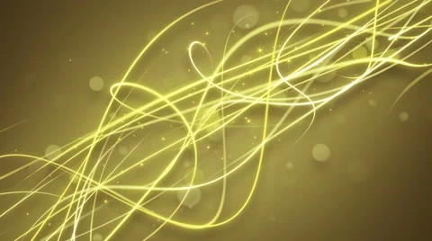 Golden curvy strokes loopable background 4k (4096x2304) Stock Footage 61102992