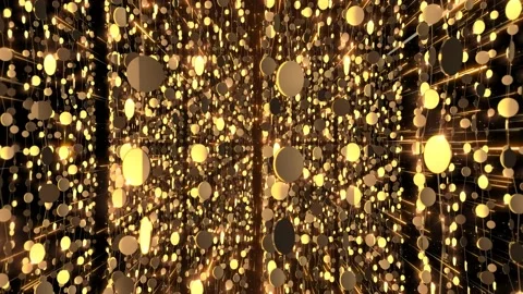 Golden Cylinders Stock Footage 172114489