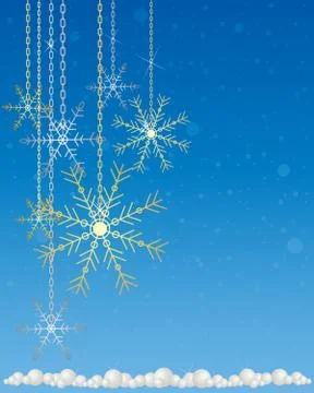 Golden decorations Stock Illustration