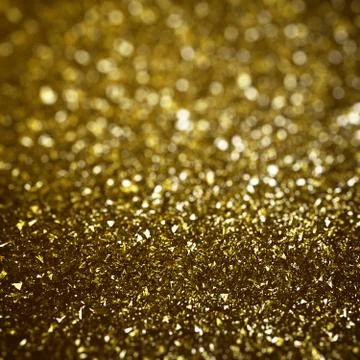 Golden defocused glitter background Stock Illustration