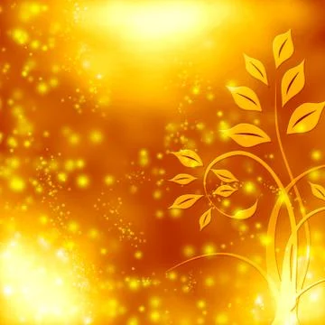 Golden design Stock Illustration