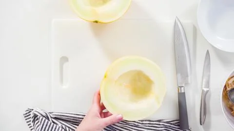 Golden dewlicious melon Fotos Stock