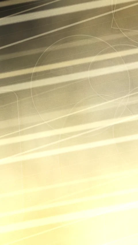 Golden diagonal light streak background template with translucent circles in Stock Footage 340340432