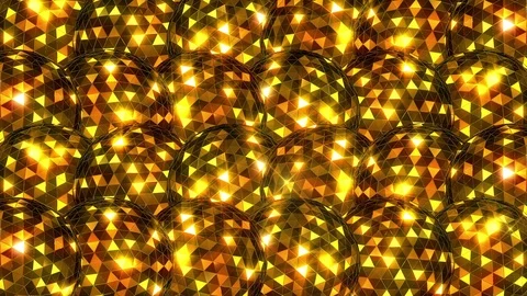 Golden Disco Balls Stock Footage 102431300