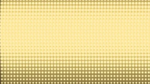 Golden disco lights background. Disco party glowing animation. Flicker wall ligh Stock Footage 300562889