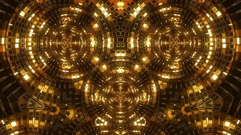 Golden Discs background 库存影片 102435155