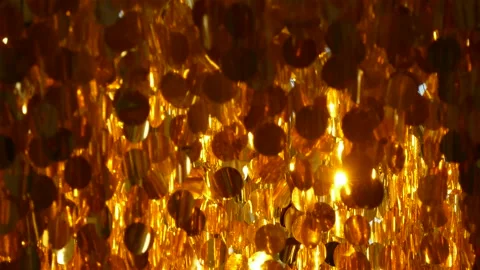Golden disks Stock Footage 165607930