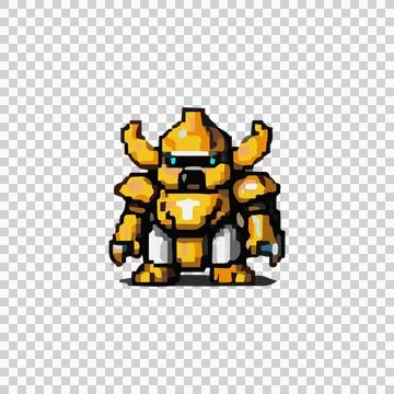 Golden Divine Automaton Design Vector Stock Illustration