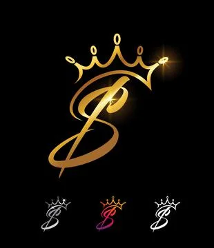 Golden Dollar Vector Sign Stock Illustration