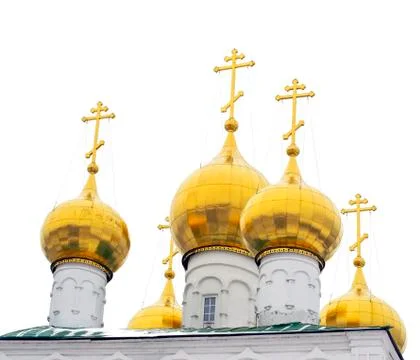 Golden domes Foto stock