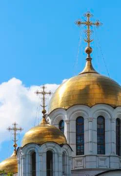 Golden domes Stock Photos