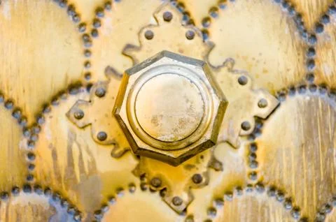 Golden door Stock Photos