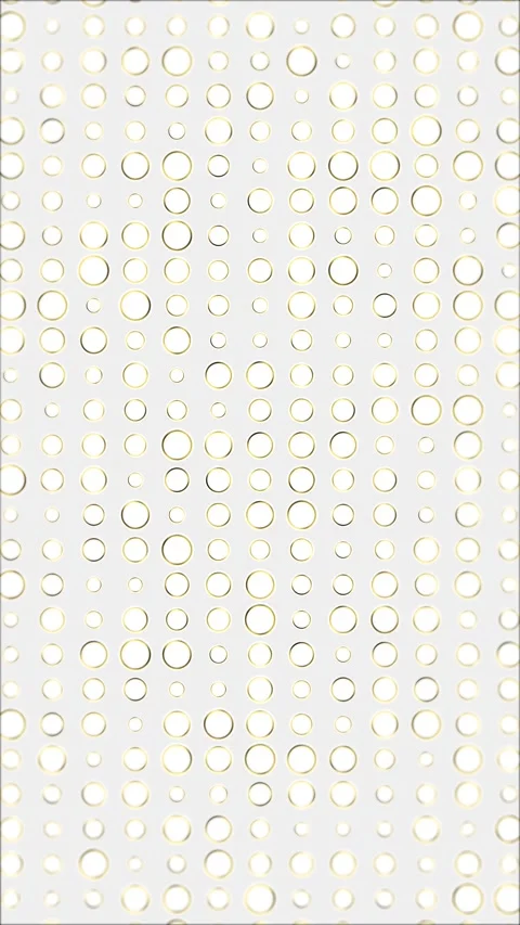 Golden dot wave background abstract glowing light pattern squares. Dark black 動画素材 312861172