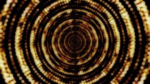 Golden Dots Motion Background Stock Footage 124210220