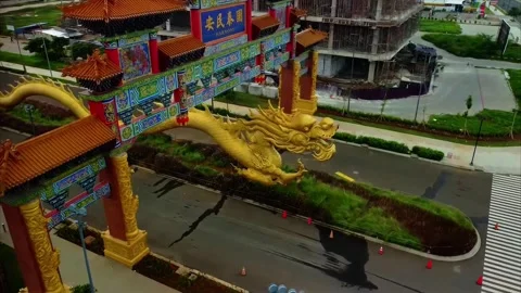 Golden Dragon Video stock 310369853