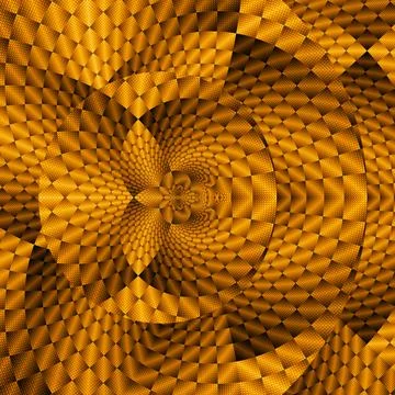 Golden Dragon Scale Abstract Pattern Illustrazione stock