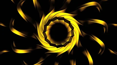 Golden Dreams VJ Loop 18 Stock Footage 49100707