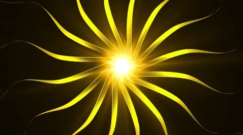 Golden Dreams VJ Loop 19 Stock Footage 49100704