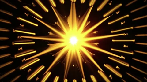 Golden Dreams VJ Loop 8 Stock Footage 49101117