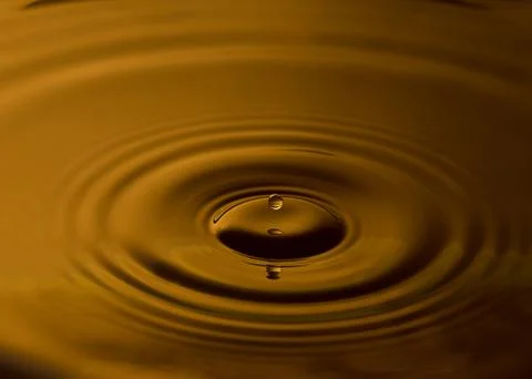 Golden drop Stock Illustration