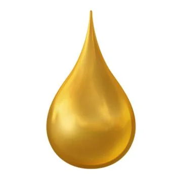 Golden Drop Stock Illustration