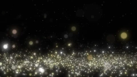 Golden Dust Bokeh Stock Footage 202068237