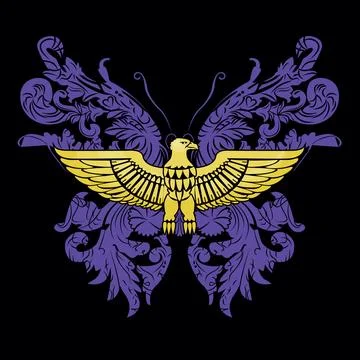 Golden eagle Illustrazione stock
