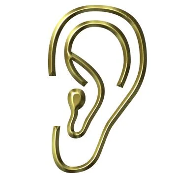 Golden Ear Stock Illustration