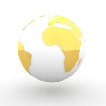 Golden earth 1 Stock Illustration