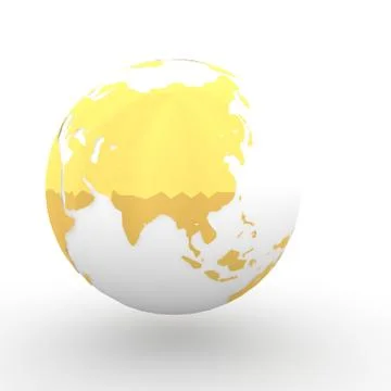 Golden earth 2 Stock Illustration