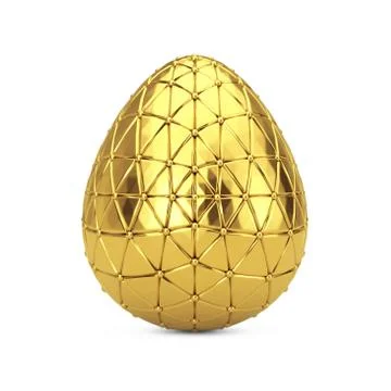 Golden Easter Egg. 3d Rendering Stock-Illustration