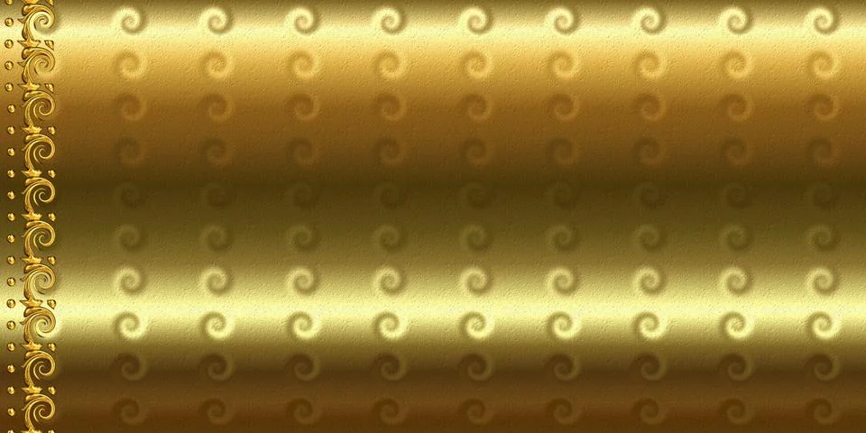 Golden edge Stock Illustration