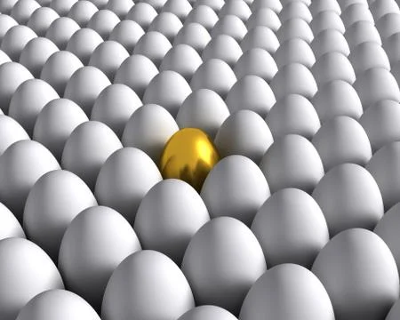 Golden egg Stock Illustration