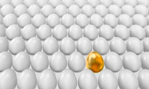 Golden egg Stock Illustration