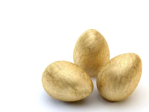 The golden egg Stock Illustration