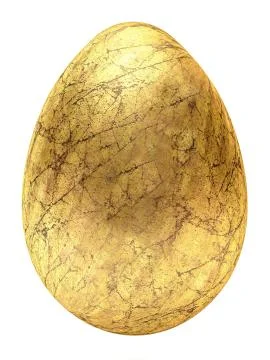 The golden egg Stock Illustration