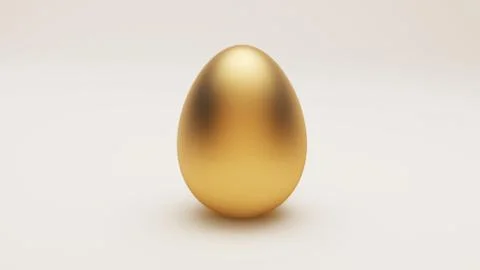 Golden egg. Stock Illustration